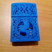 Small Nice Zippo Case 3D Printing 41631