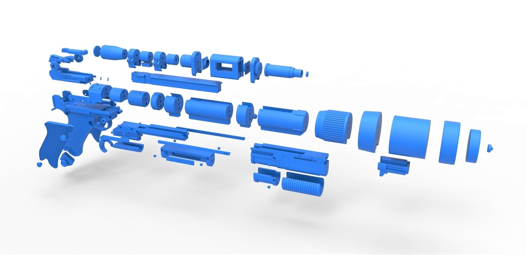 Ion Launcher Blaster A-180 from Star Wars 3D Print 416492 Ion Launcher Blaster A-180 from Star Wars 3D Print 416492