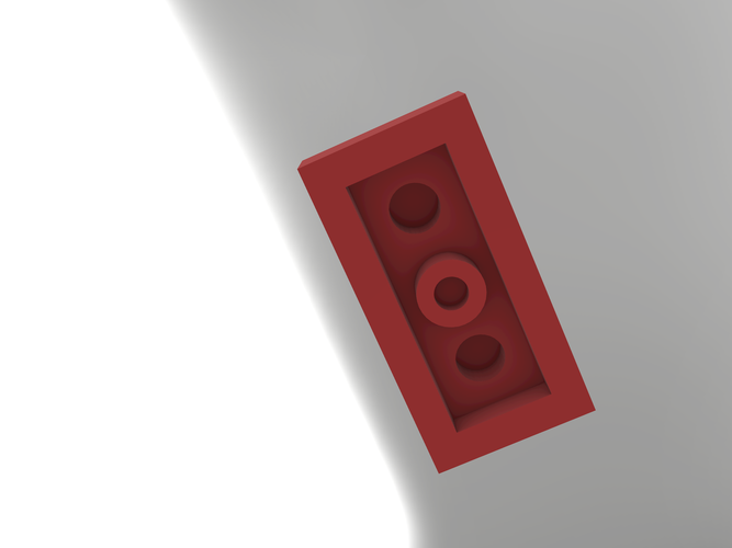 LEGO Plate - 1X2 3D Print 417014