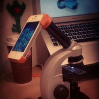 Small Microscope eyepiece case for iPhone 4 3D Printing 41999