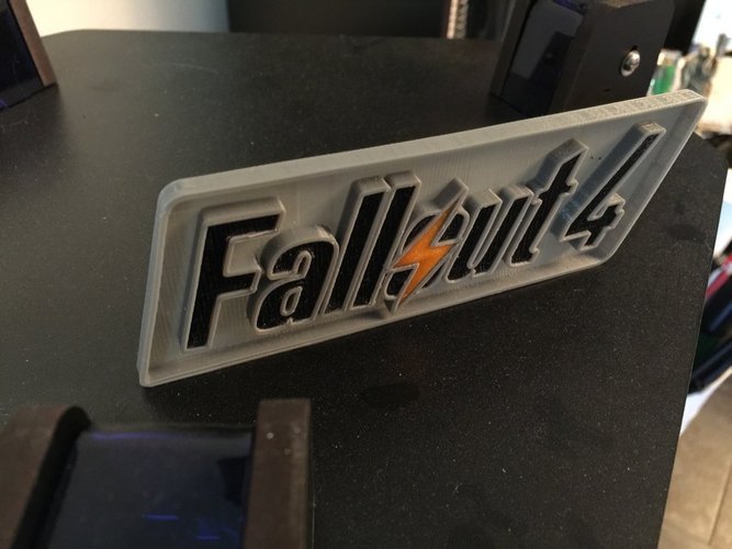Fallout 4 Logo 3D Print 42015