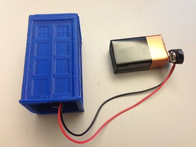 TARDIS with Lights and Sound 3D Print 42248