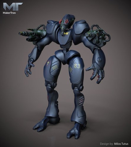 Maker Tron Defender 3D Print 42526 Maker Tron Defender 3D Print 42526