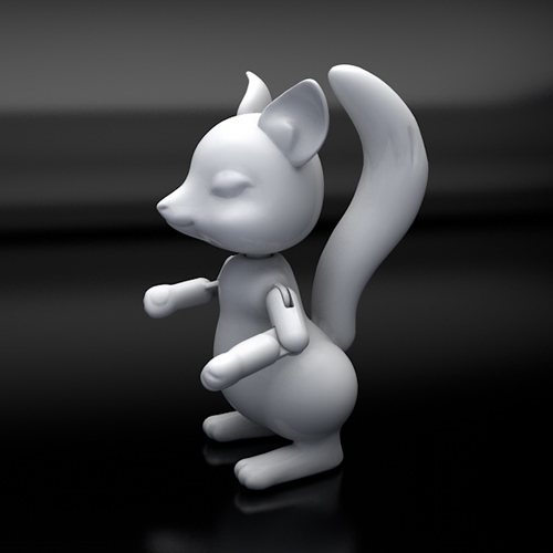 Baby Animal Figures  - Set of 5 3D Print 4253