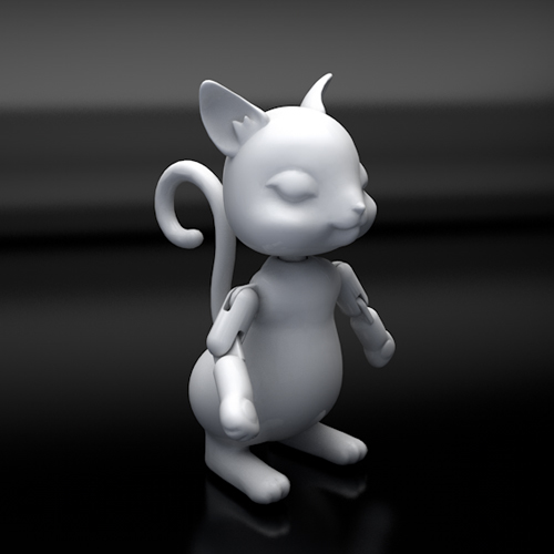 Baby Animal Figures  - Set of 5 3D Print 4254