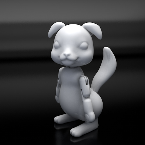 Baby Animal Figures  - Set of 5 3D Print 4255