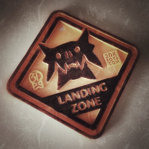 #QuinSaga: Monster Landing Zone Plaque - via 3DKToys.com 3D Print 42649