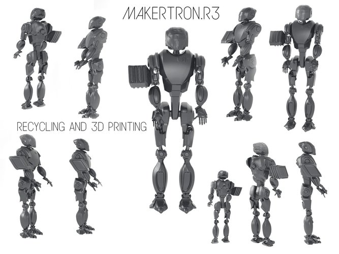 MAKERTRON.R3 he is really a maker. A 3d maker!  3D Print 42730