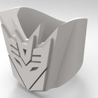 Small Decepticon Ring - US size #9 3D Printing 42828