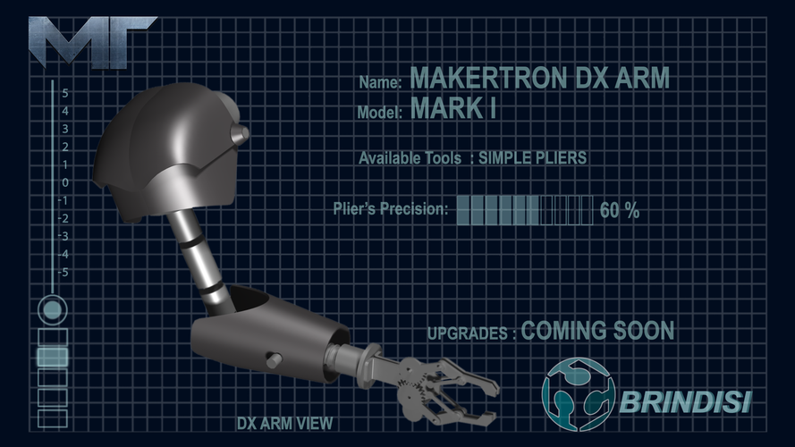 MAKERTRON-MARK I SUPPORT KIT (FULLY 3D FDM PRINTABLE) 3D Print 43097
