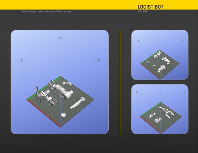 MakerTron-Logistibot 3D Print 43104