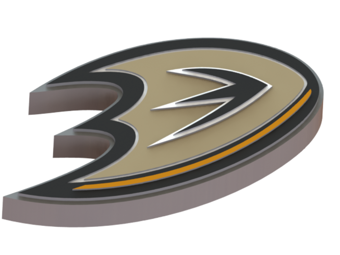 Anaheim Ducks logo 3D Print 43223
