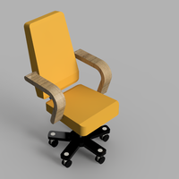 Small Resinsoul BJD Doll Chair 3D Printing 43363