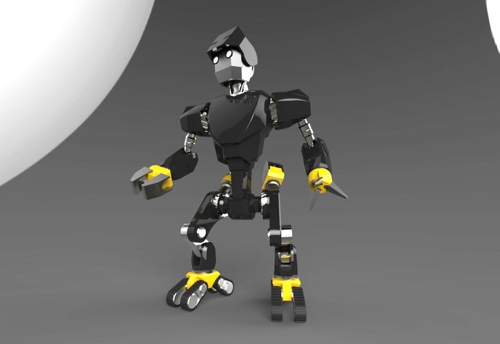 MakerTron : Construction Bot 3D Print 43426