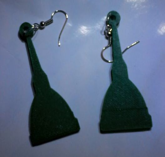 Mole Antonelliana Earrings 3D Print 43754 Mole Antonelliana Earrings 3D Print 43754