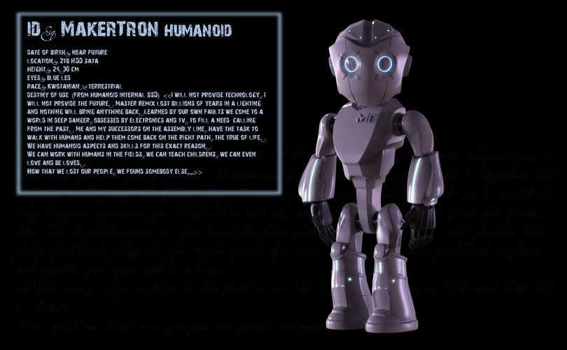Humanoid Makertron 3D Print 43814