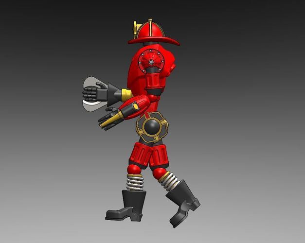 C.H.I.E.F. - Fireman MakerTron 3D Print 43876