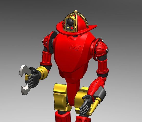 C.H.I.E.F. - Fireman MakerTron 3D Print 43882