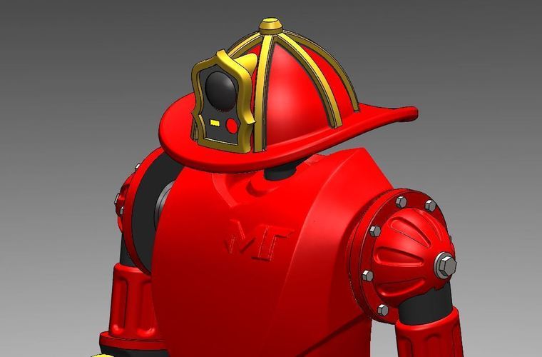 C.H.I.E.F. - Fireman MakerTron 3D Print 43884
