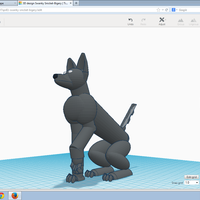 Small Robot doggy 3D Printing 44057