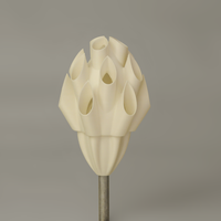 Small Palmiga Globe Bouquet Vase - Pillar-base 3D Printing 44084