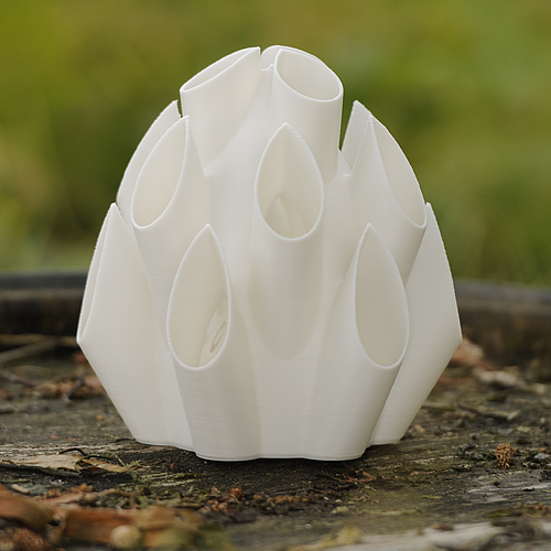 Palmiga Globe Bouquet Vase - Pillar-base 3D Print 44086