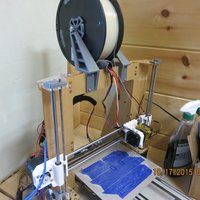 Small Filament Spool Holder V2 3D Printing 44108