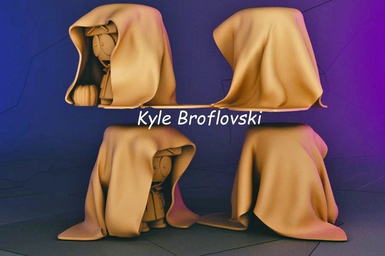 Spooky Kyle Figurine 3D Print 44244