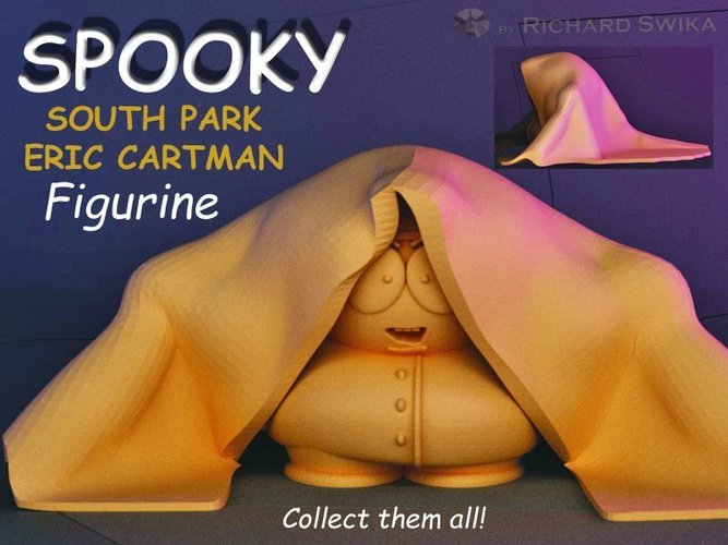 Spooky Eric Cartman Figurine 3D Print 44246
