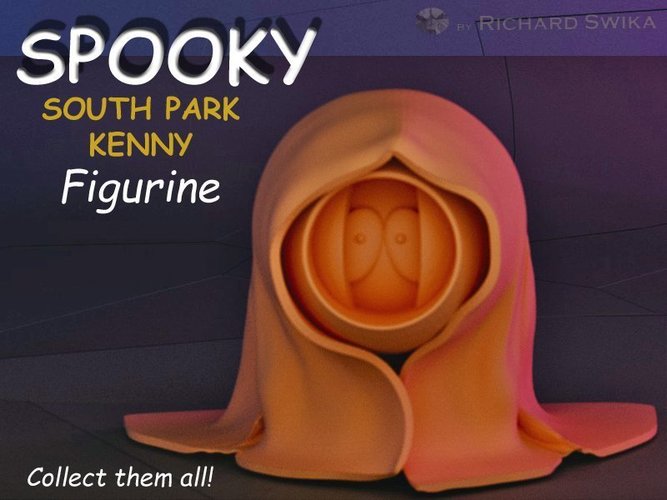 Spooky Kenny Figurine 3D Print 44249