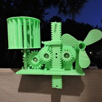 Small Wind Energy Stored In Gravity 3D Printing 44840