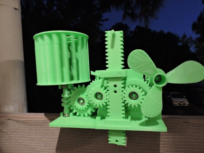 Wind Energy Stored In Gravity 3D Print 44841