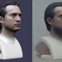 Small Head Bust 3D Printing 4497