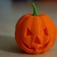 Small Jack o'lantern planter or container 3D Printing 45271