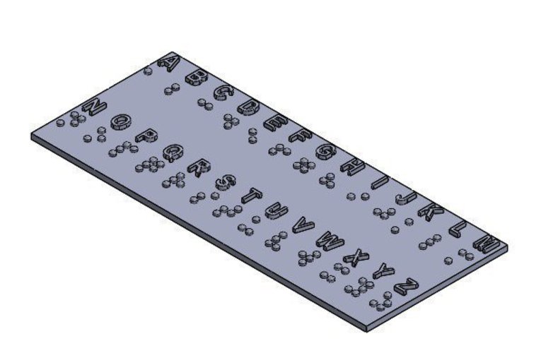 Braille System 3D Print 45283 Braille System 3D Print 45283