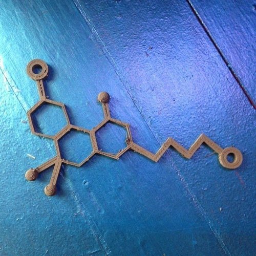 THC Molecule  3D Print 45519