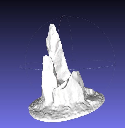 Jutting stabby stone outcrop 3D Print 45626