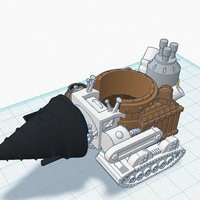 Small Gnome Driller Tunneler 3D Printing 45656