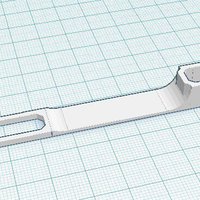 Small Macbook Power Adapter Clip - Revised 3D Printing 45659