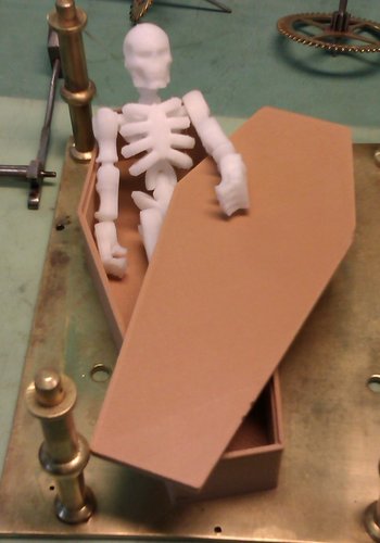Coffin for Tinkerplay Small Skeleton 3D Print 45760