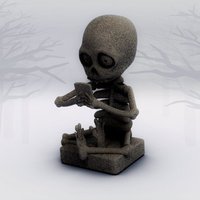 Small Endless Wassup Skeleton 3D Printing 45990