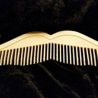 Small Moustache comb 3D Printing 45991