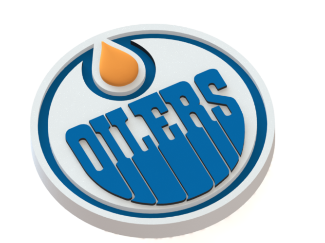 ​Edmonton Oilers logo 3D Print 46474