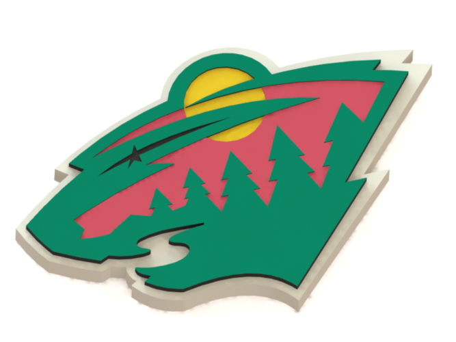 Minnesota Wild logo 3D Print 46666