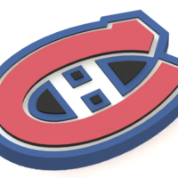 Small Montreal Canadiens logo  3D Printing 46668