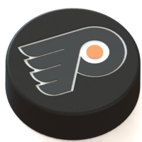 Small Philadelphia Flyers logo on ice hockey puck 3D Printing 46689