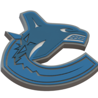 Small Vancouver Canucks logo 3D Printing 46714