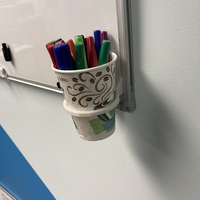 Small Magnetic Cup Holder 3D Printing 470638