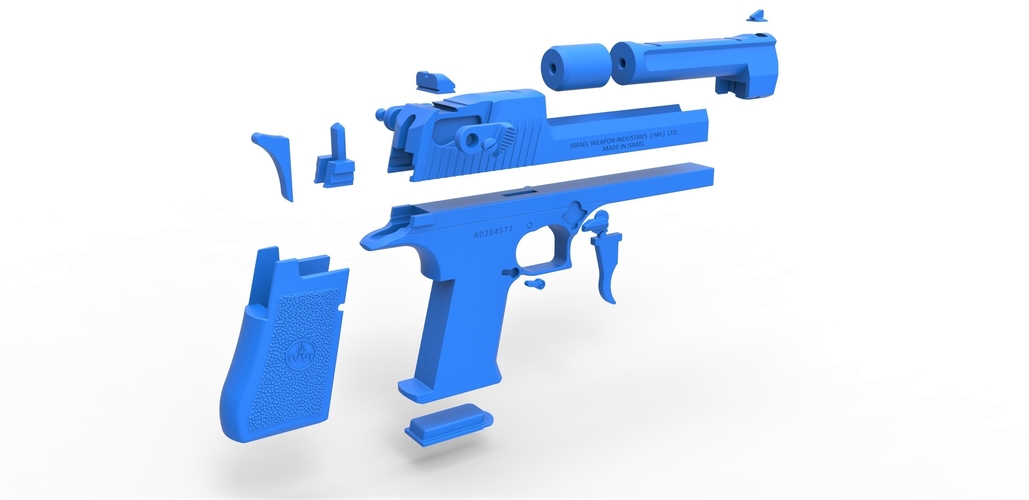 Desert Eagle of Ivan Checkov from Boondock Saints 3D Print 472022 Desert Eagle of Ivan Checkov from Boondock Saints 3D Print 472022