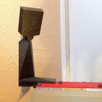 Small raspberry pi camera stand for Printrbot Simple  w/ cable tunnel 3D Printing 47207